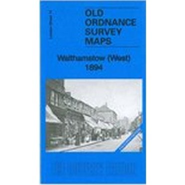 Walthamstow West 1894 (Part Coloured Edition) (London Sheet 14.2) - Old OS Maps
