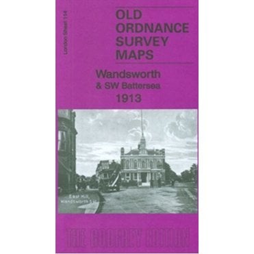 Wandsworth & SW Battersea 1913 (London Sheet 114.3) - Old OS Maps