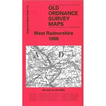 West Radnorshire 1908 (Inch To The Mile Sheet 179) - Old OS Maps