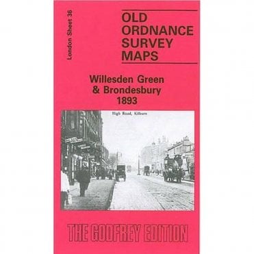 Willesden Green & Brondesbury 1893 (London Sheet 36.2) - Old OS Maps