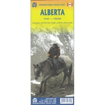 Alberta Travel Map