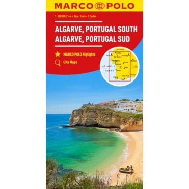 Algarve Portugal South Marco Polo Map