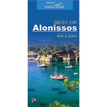 Alonissos (Greece) 'best of' tourist map with information guide