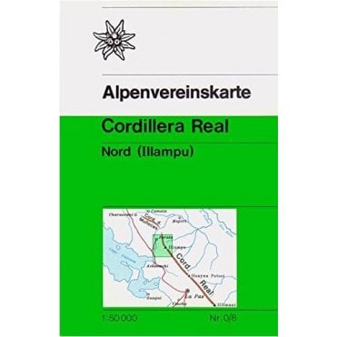 Alpenvereinskarte map 0/8: Cordillera Real - Nord / North (Illampu - Bolivia) (Trekking)