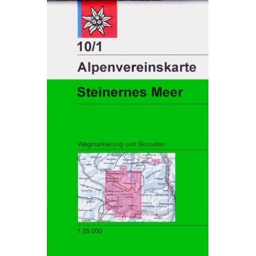 Alpenvereinskarte map 10/1: Steinernes Meer (Hiking and Ski)