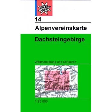 Alpenvereinskarte map 14: Dachstein Mountains (Hiking and Ski)