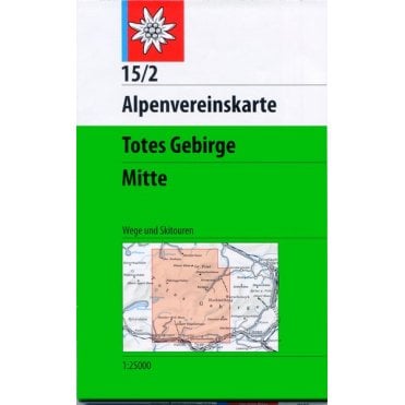 Alpenvereinskarte map 15/2: Totes Gebirge - Center / Central (Hiking and Ski)