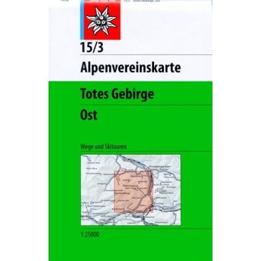 Alpenvereinskarte map 15/3: Totes Gebirge - East (Hiking and Ski)