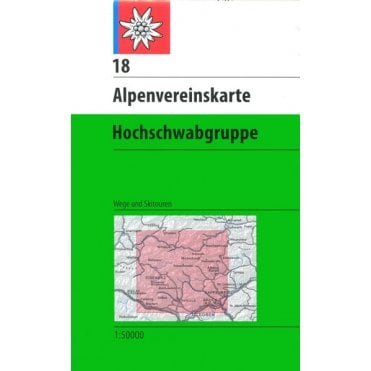 Alpenvereinskarte map 18: Hochschwab Mountains (Hiking and Ski)