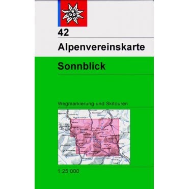 Alpenvereinskarte map 42: Sonnblick (Hiking and Ski)