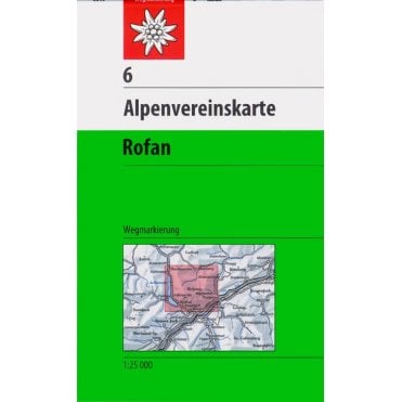 Alpenvereinskarte map 6: Rofan (Hiking)