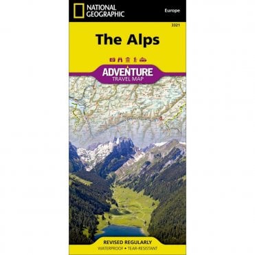 Alps Adventure Map - Nat Geo 3321