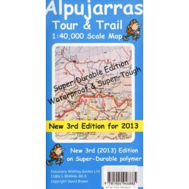 Alpujarras Tour & Trail Map: Super-Durable Edition