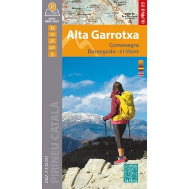 Alta Garrotxa - Comanegra - Bassegoda - el Mont. Two map set