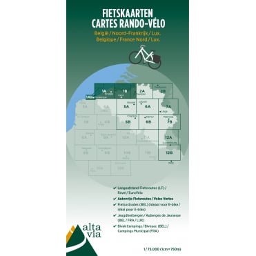 East and West Flanders Cycling Map 1