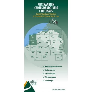 North France Calais Cycling Map 3