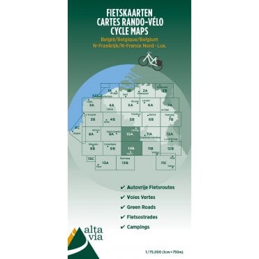 North France Reims Cycling Map 10