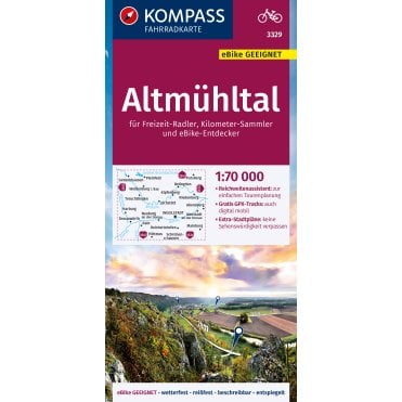 Altmuhltal | Kompass cycling map 3329