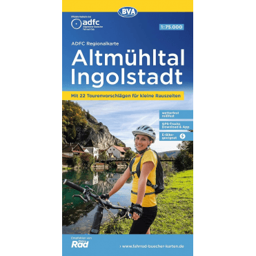 Altmühltal/Ingolstadt Regional Cycling Map