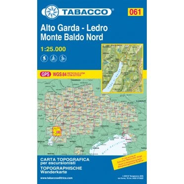 Alto Garda / Ledro / Monte Baldo North | Tabacco, map 061