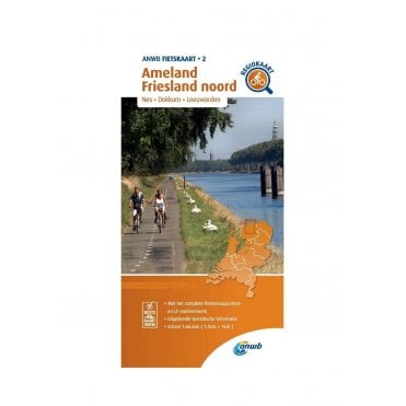 Ameland and North Friesland - ANWB Cycling Map 2