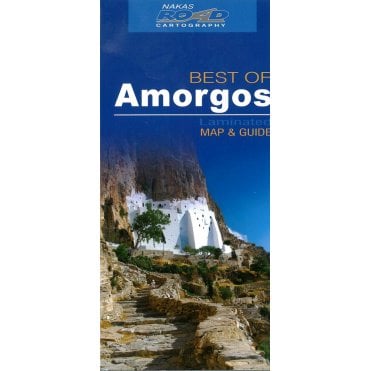 Amorgos (Greece) 'best of' tourist map with information guide