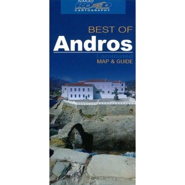 Andros (Greece) 'best of' tourist map with information guide