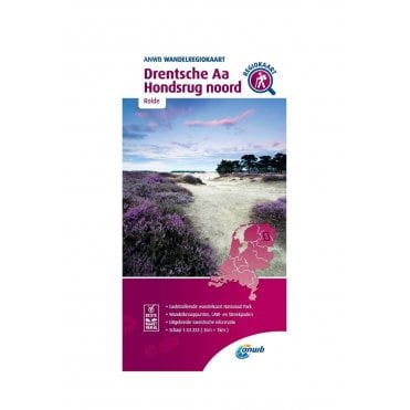 Drentsche Aa, North Hondsrug Hiking Map