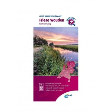 Frisian Forests, Friesland Hiking Map