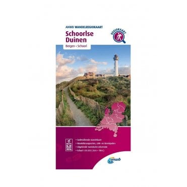 Schoorlse Duinen hiking region map
