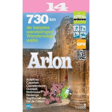 Arlon Walking & Cycling Map | Mini-Planet sheet 14