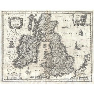 Blaeu Map of the British Isles (1631)
