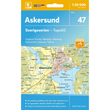 Askersund (Sweden) - Norstedts Outdoor map 47