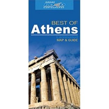 Athens (Greece) 'best of' tourist map with information guide