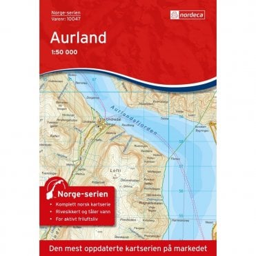 10047: Aurland Norge-serien 1:50 000