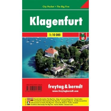 Austria: Klagenfurt City Pocket Maps