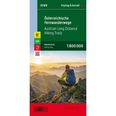 Austria Long Distance Footpaths Map