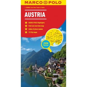 Austria Marco Polo Map