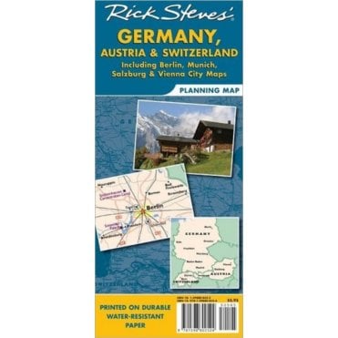 Rick Steves' Germany, Austria, and Switzerland Map