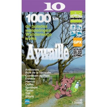 Aywaille Walking & Cycling Map | Mini-Planet sheet 10