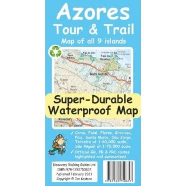 Azores Tour & Trail Super-Durable Map