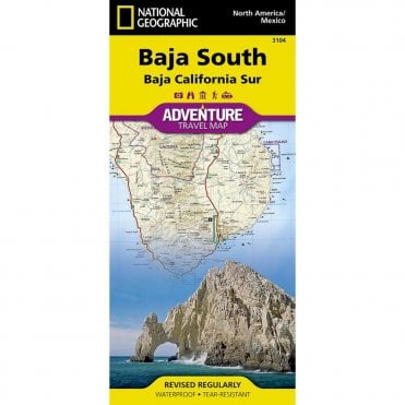 Baja South: Baja California Sur %5BMexico%5D Adventure Map - Nat Geo 3104