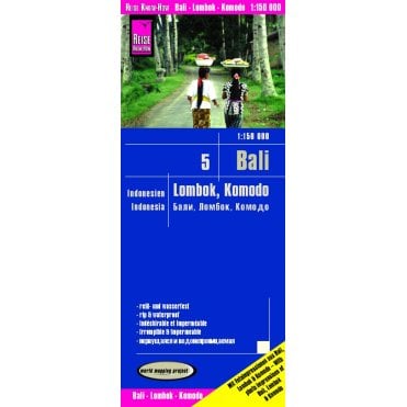 Bali, Lombok, Komodo Map - Reise Know-How