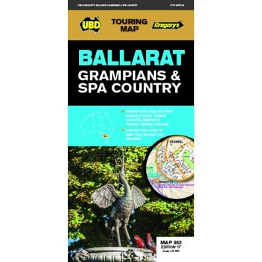 Ballarat Grampians & Spa Country Touring Map 382