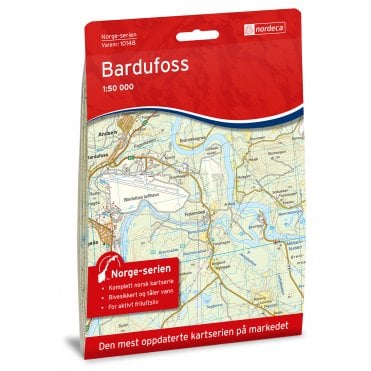 10148: Bardufoss Norge-serien 1:50 000