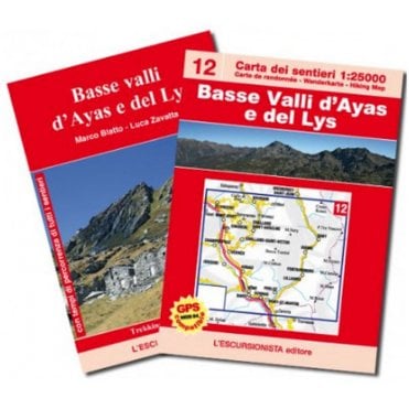Basse Valli d'Ayas e del Lys: Hiking Map 12 - L'Escursionist