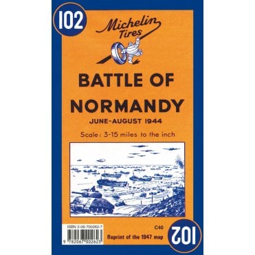 Battle of Normandy - Michelin Historical Map 102