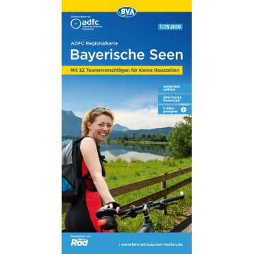 Bayerische Seen Regional Cycling Map