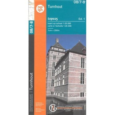 Beerse - Turnhout - Belgium IGN Topo map 08/7-8