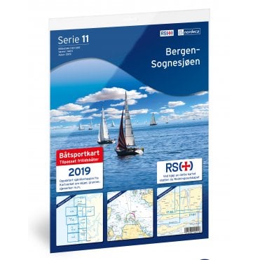 Bergen-Sognesjøen - Nordeca boating map 11